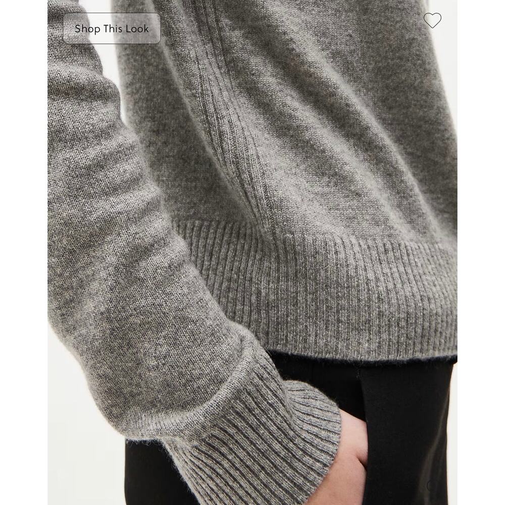 J. Crew Perfect Cashmere Cardigan in Purple NWT size XS - Picture 4 of 7